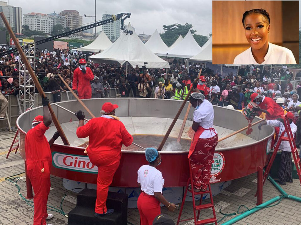 Hilda Baci, Gino Jollof Festival, Guinness World Records