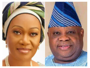 Nigerian First Lady and Osun Governor Adeleke