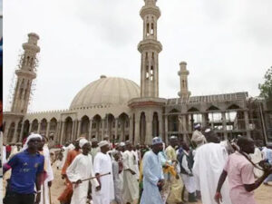 Gomboru's Central Mosque in Maiduguri, Borno State