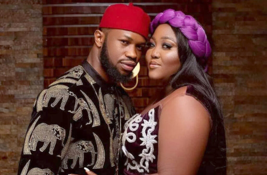 Nollywood actors Stan Nze and Blessing Obasi